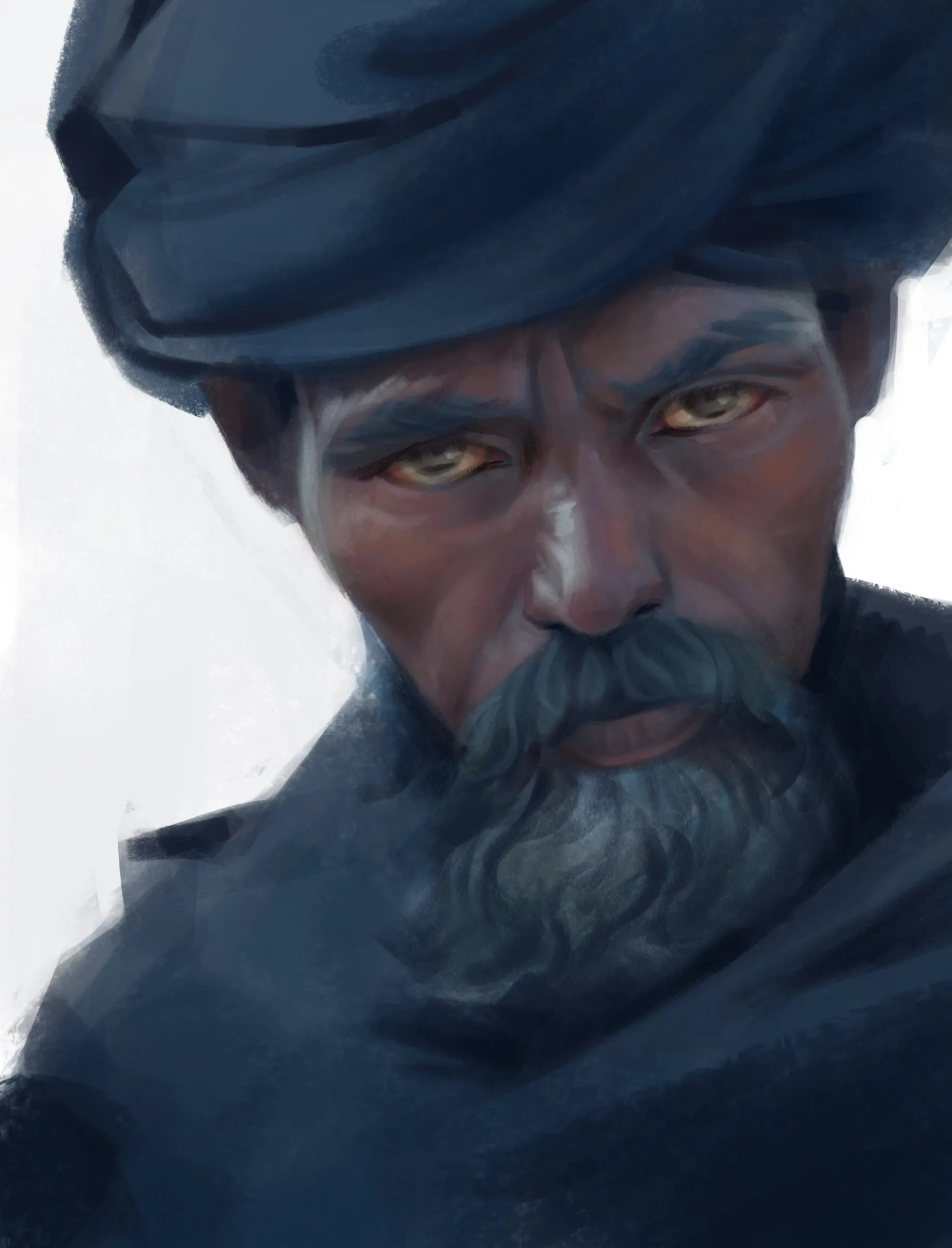 Синий тюрбан
